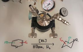 New synthesis method for producing fluorinated piperidines