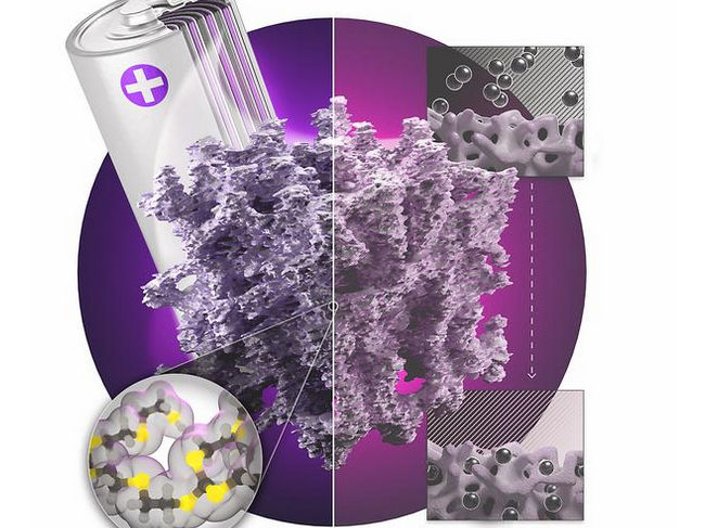 Versatile new polymer material - Highly efficient metal catcher and building block for environmentally friendly batteries